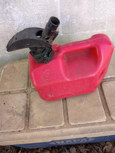 A Red  Gas Can