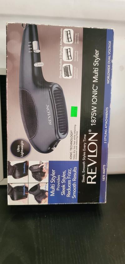 Revlon 1875W Ionic Multi Styler new open box