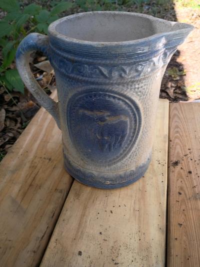A  Nice Vintage Blue  and  White  Vase