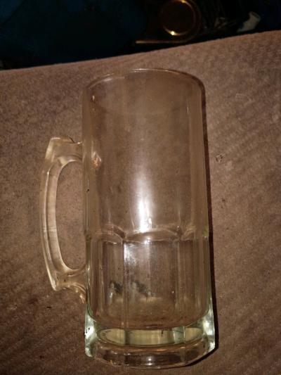 Two Clear Big Beer Mugs - Thumbnail 2