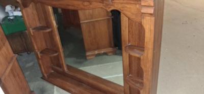 Gorgeous Vintage Dixie Oak 3 piece Dresser set - Thumbnail 8