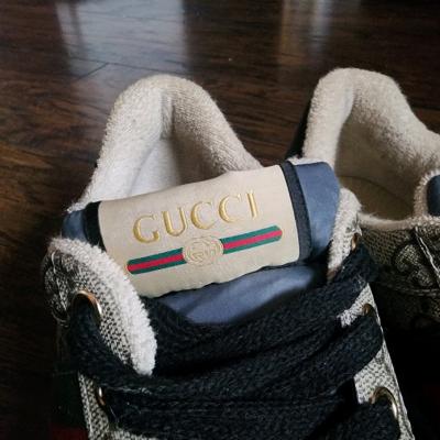 size 7 mens GucciGG Supreme Grosgrain Trim Sneakers - Thumbnail 2
