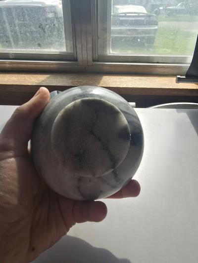 Set of 2 Mortar and Pestle 1 Wooden  1 Marble - Thumbnail 3
