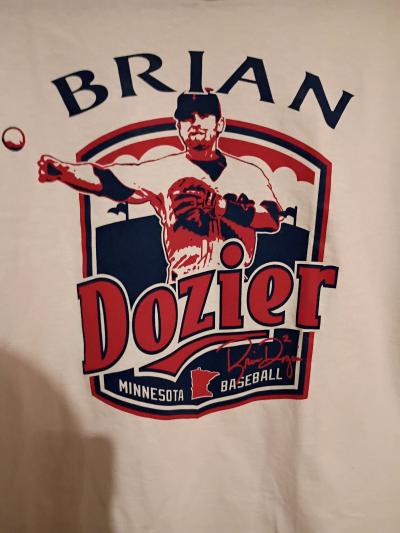 Gildan Minnesota Twins Brian Dozier XL Tshirt - Thumbnail 3