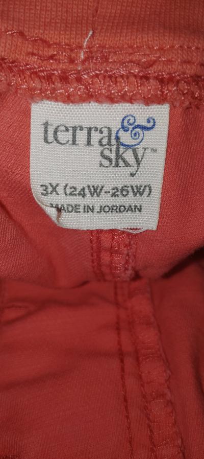 Womens Rose colored shorts 3x Terra and Sky