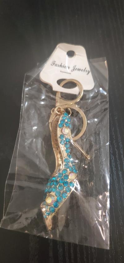 Assorted Rhinestone Fashion Jewelry Keychains - Thumbnail 3