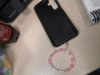 breast cancer awareness save them phone bracelet - Thumbnail 2