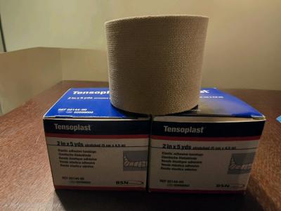 Lot of 3 BSN Tensoplast Elastic Adhesive Bandage 2 x 5 yds N