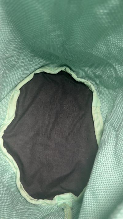 drawstring beach print bucket bag in mint and black - Thumbnail 7