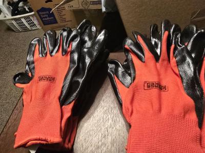 12 Pairs Assorted Work Gloves Bundle HyFlex MaxiFlex Leather - Thumbnail 2