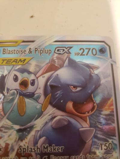 Pokemon  Blastocise vs Piplup  GX