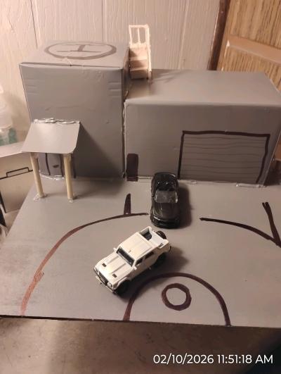 model toy home for matchbox cars - Thumbnail 2