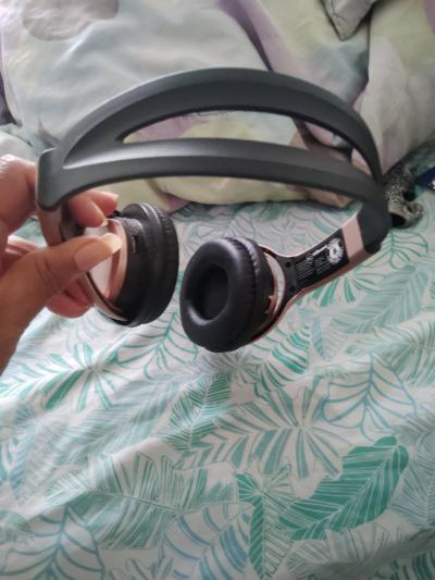 Rose color Bluetooth headphones - Thumbnail 4