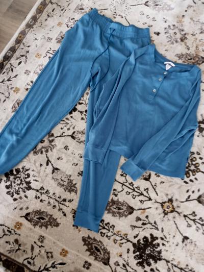 Victoria Secret Intimates Sleepwear Waffle Henley XS set - Thumbnail 6