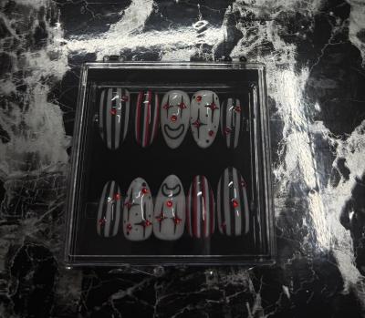 custom hand painted press on nails - Thumbnail 7
