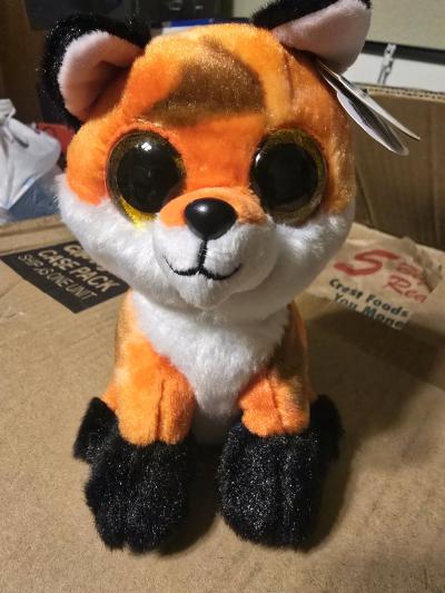 Ty Beanie Boos Slick the Fox Plush 6  Brand New with Tags