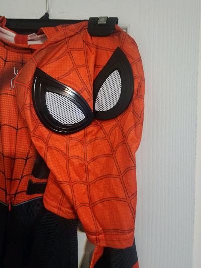 Red and black SpiderMan childrens costume Zize 100 110 120 - Thumbnail 2