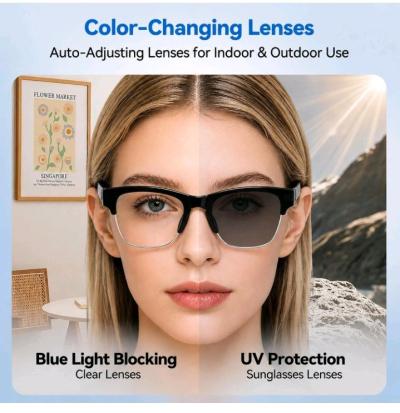 Smart Glasses with ChatGPT RealTime Translation  Bluetooth - Thumbnail 6