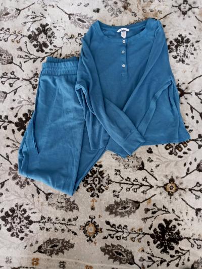 Victoria Secret Intimates Sleepwear Waffle Henley XS set - Thumbnail 5