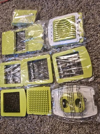 Brand New MultiFunctional Veggie Chopper Salad Spinner Set - Thumbnail 4