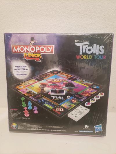 Monopoly board game  Dream Work Trolls World Tour - Thumbnail 2