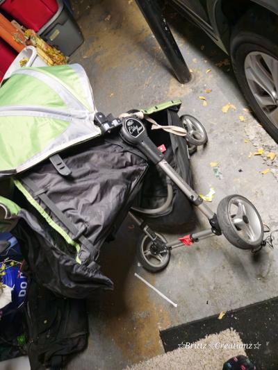 Lime green baby CIty Mini Stroller with add on organizer - Thumbnail 10