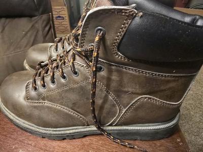 Brahma Boots Mens Size 11 Steel Toe Brown Waterproof - Thumbnail 4
