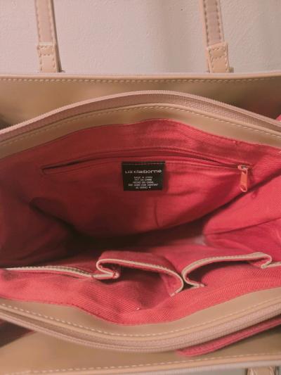 Liz Claiborne tan and beige shoulder bag - Thumbnail 3