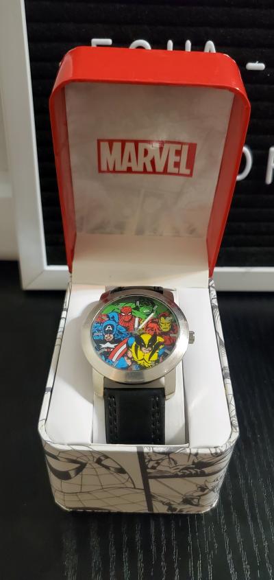 Marvel Comics Character Analog Watch run out battery