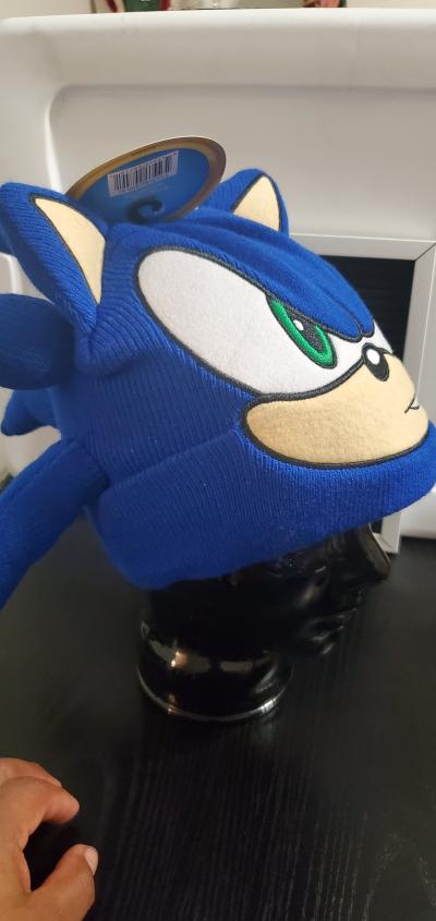 Sonic the Hedgehog Blue Knit Beanie Hat - Thumbnail 2