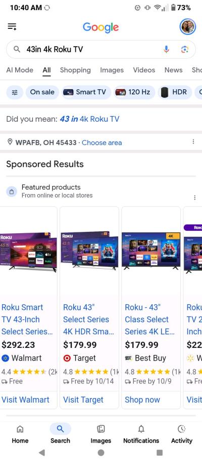 roku 43in 4k smart TVs in original box - Thumbnail 3