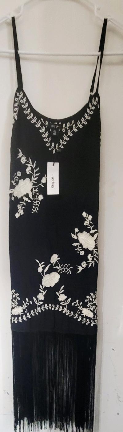 Nasty Gal black sleeveless dress Size S