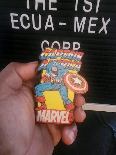 Marvel character tabletopwall wood plaques or large magnets - Thumbnail 2