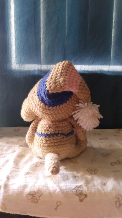 Handmade Crochet FloppyEared Mouse Plush - Thumbnail 3