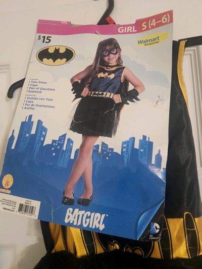 DC Comics Batgirl Child Tutu Costume Size S ages 4 6 M 8 10 - Thumbnail 2