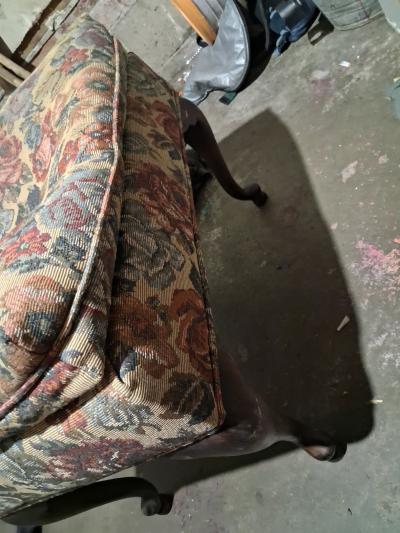 vintage foot stool - Thumbnail 4