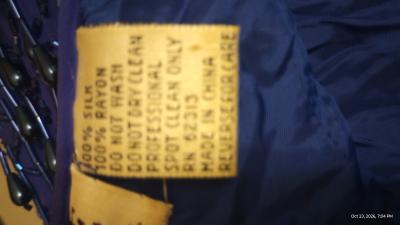Royal Blue Sik and Rayon Beaded Gatsby Dress - Thumbnail 6