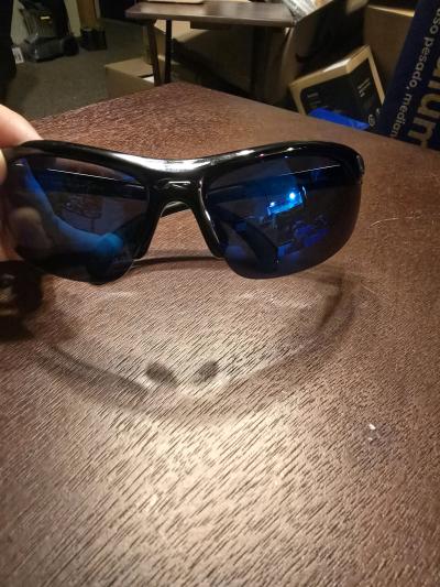 Renegade Polarized Fishing Sunglasses Gloss Black AntiGlare