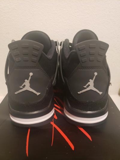 Air jordan 4 Retro black Canvas - Thumbnail 3