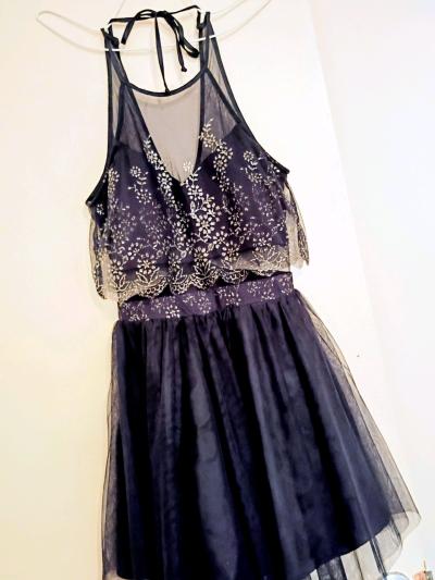 Stunning Social Code Navy Blue Homecoming Dress Junior Size5