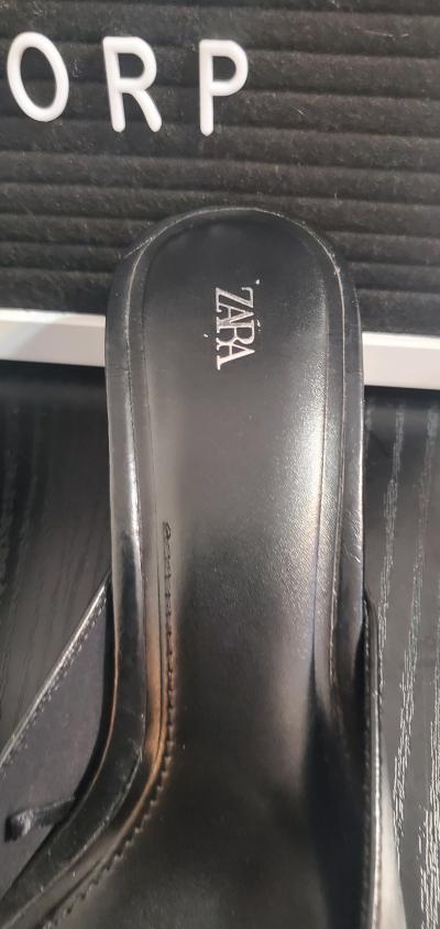 Zara Black Pointed Mules - Thumbnail 2