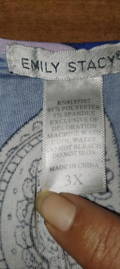 Womens silk like dress shirt 3x - Thumbnail 2