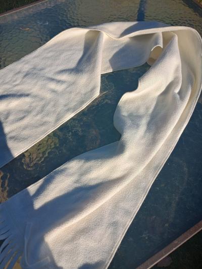 St John Bay off white scarf nice like new