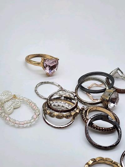 19pc costume jewelry rings for kids - Thumbnail 4