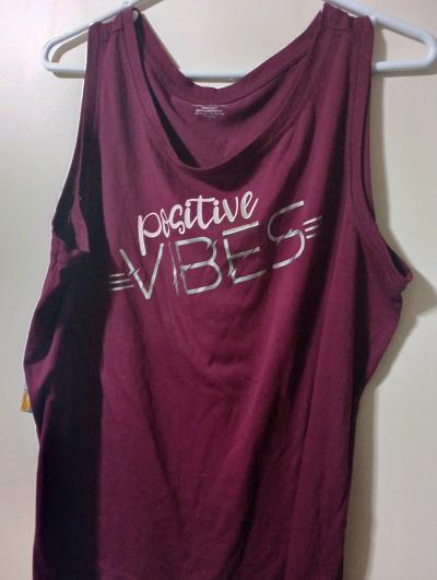 Active brand maroon womens top XL - Thumbnail 3