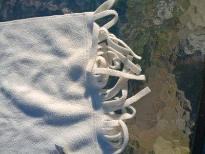 St John Bay off white scarf nice like new - Thumbnail 3