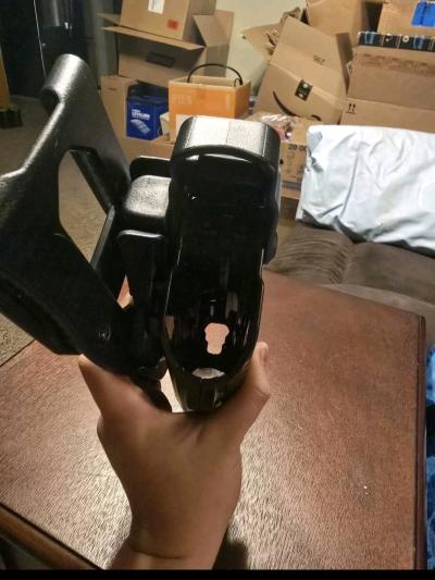 Alien Gear Rapid Force Level 3 Duty Holster Right Hand Black - Thumbnail 4