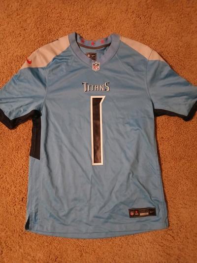 Mens Nike Cameron Ward Light Blue TennesseeTitans NFL Jersey - Thumbnail 2