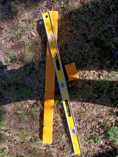A DeWalt Yellow Construction Level with Case