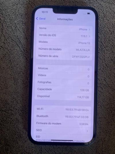 iPhone 13 128GB  Blue  Factory Unlocked  99 Battery Health - Thumbnail 2